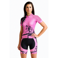 Tenue Vélo de Route Rose - Cycling
