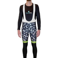 COLLANT CYCLISTE JAUNE ATMOSPHÈRE+ - HIVER cuissard thermique GT-Cycle Outdoor Store XS Avec Bretelles