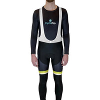 COLLANT CYCLISTE JAUNE ÉVASION+ - AUTOMNE - HOMME cuissard long homme GT-Cycle Outdoor Store XS Avec Bretelles