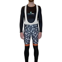 COLLANT CYCLISTE ORANGE ATMOSPHÈRE+ - AUTOMNE - HOMME cuissard long homme GT-Cycle Outdoor Store XS Avec Bretelles