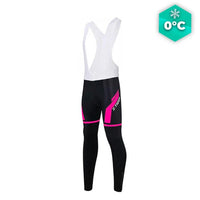 COLLANT CYCLISTE POUR FEMMES NOIRE ET ROSE - HIVER collant thermique femme GT-Cycle Outdoor Store Avec XS