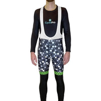 COLLANT CYCLISTE VERT ATMOSPHÈRE+ - HIVER collant thermique homme GT-Cycle Outdoor Store XS Avec Bretelles