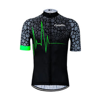 Maillot de cyclisme Vert - Pulsation+ Maillot court cyclisme GT-Cycle Outdoor Store VERT S