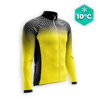 MAILLOT LONG DE CYCLISME AUTOMNE JAUNE - DIMENSION+ maillot automne cyclisme GT-Cycle Outdoor Store S