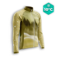 MAILLOT LONG DE CYCLISME AUTOMNE JAUNE - SNOW+ maillot automne cyclisme GT-Cycle Outdoor Store S