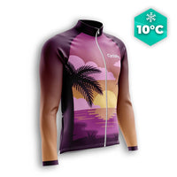 MAILLOT LONG DE CYCLISME AUTOMNE - SUNRISE+ maillot automne cyclisme GT-Cycle Outdoor Store S