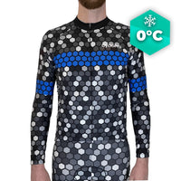 MAILLOT LONG DE CYCLISME BLEU - HIVER - ATMOSPHERE+ Maillot thermique homme GT-Cycle Outdoor Store S