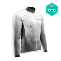 MAILLOT LONG DE CYCLISME HIVER NOIR - CRISTAL+ Maillot thermique homme GT-Cycle Outdoor Store S