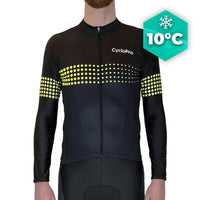 MAILLOT LONG DE CYCLISME JAUNE - AUTOMNE - LIBERTY+ Maillot long pour homme GT-Cycle Outdoor Store S