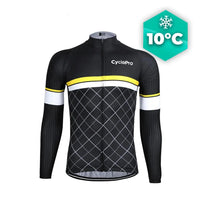 MAILLOT LONG DE CYCLISME JAUNE - AUTOMNE - ROAD+ Maillot long pour homme GT-Cycle Outdoor Store S