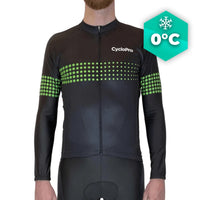MAILLOT LONG DE CYCLISME VERT - HIVER - LIBERTY+ Maillot thermique homme GT-Cycle Outdoor Store S