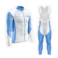 TENUE CYCLISTE AUTOMNE HOMME BLEU - CUBIC+ tenue cyclisme homme CycloPro XS