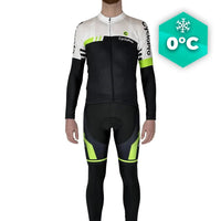 Tenue Cycliste Hiver Blanche et Verte - Pro+ tenue de cyclisme hiver GT-Cycle Outdoor Store