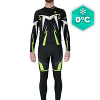 Tenue cycliste hiver Noire et Verte - Confort+ tenue de cyclisme hiver GT-Cycle Outdoor Store Sans 3XL