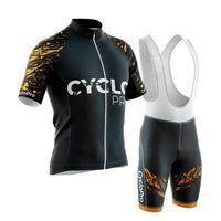 tenue cycliste ete cyclo orange