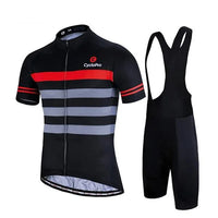 Tenue de Cyclisme - Racing+ Tenue de cyclisme été GT-Cycle Outdoor Store Noire - Rayure rouge S
