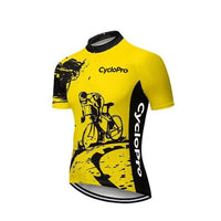 Tenue De Cycliste Route Jaune - Vintage Tenue de cyclisme été GT-Cycle Outdoor Store