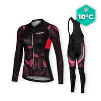 TENUE VÉLO AUTOMNE FEMME - Automne+ tenue de cyclisme CycloPro Avec M