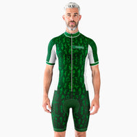 tenue cycliste ete pixel verte
