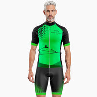 tenue cycliste ete ventoux verte