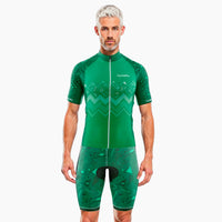 tenue cycliste ete wave verte