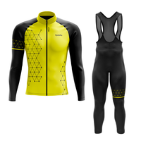 tenue cycliste hiver jaune atom 3