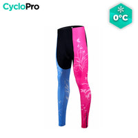 COLLANT CYCLISTE À FLEURS POUR FEMMES - HIVER collant thermique femme GT-Cycle Outdoor Store Sans XS