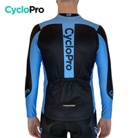 MAILLOT LONG DE CYCLISME BLEU - HIVER - FLASH+ Maillot thermique homme GT-Cycle Outdoor Store