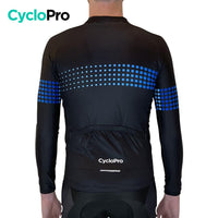 MAILLOT LONG DE CYCLISME BLEU - HIVER - LIBERTY+ Maillot thermique homme GT-Cycle Outdoor Store