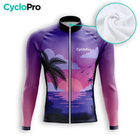 MAILLOT LONG DE CYCLISME HIVER - SUNSET+ Maillot thermique homme GT-Cycle Outdoor Store