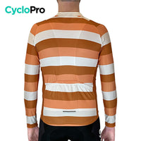 MAILLOT LONG DE CYCLISME ORANGE - AUTOMNE - ÉVASION+ Maillot long pour homme GT-Cycle Outdoor Store