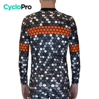 MAILLOT LONG DE CYCLISME ORANGE - HIVER - ATMOSPHERE+ Maillot thermique homme GT-Cycle Outdoor Store