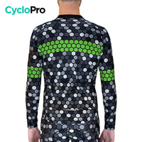 MAILLOT LONG DE CYCLISME VERT - HIVER - ATMOSPHERE+ Maillot thermique homme GT-Cycle Outdoor Store