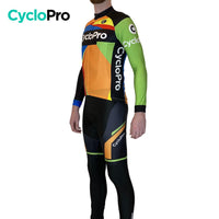 Tenue cycliste Automne multi-couleurs - Mosaïque+ Tenue de cyclisme automne homme GT-Cycle Outdoor Store