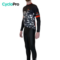 Tenue cycliste hiver Noir et rouge - Military tenue de cyclisme GT-Cycle Outdoor Store