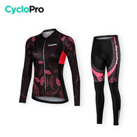 TENUE VÉLO AUTOMNE FEMME - Automne+ tenue de cyclisme CycloPro Sans 3XL