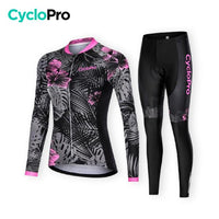 TENUE VÉLO FEMME HIVER - NATURA+ tenue de cyclisme CycloPro Sans XS