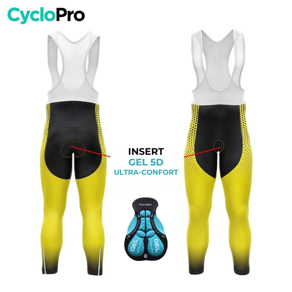 Herbst gelbes Mann Radsport -Outfit - Dimension+