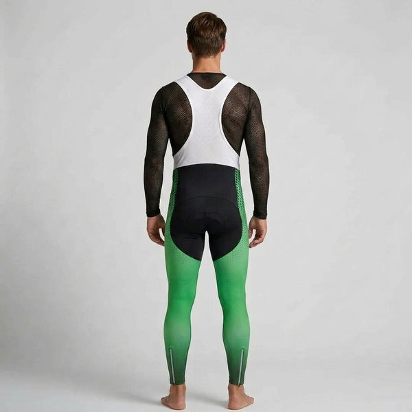 COLLANT CYCLISTE AUTOMNE HOMME VERT  DIMENSION 1