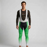 COLLANT CYCLISTE AUTOMNE HOMME VERT TRACE