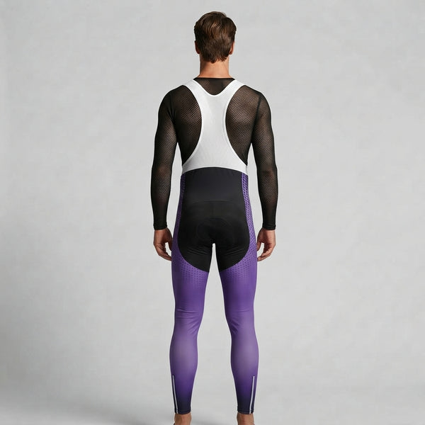 COLLANT CYCLISTE AUTOMNE HOMME VIOLET  DIMENSION 1