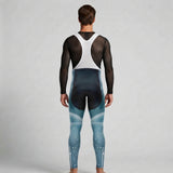 COLLANT CYCLISTE HIVER HOMME BLEU SNOW 1
