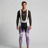 COLLANT CYCLISTE HIVER HOMME VIOLET SNOW 1