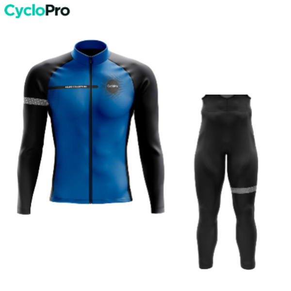 Blaues Winter -Rad -Outfit - Eklïps