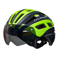 casque visiere velo jaune 3