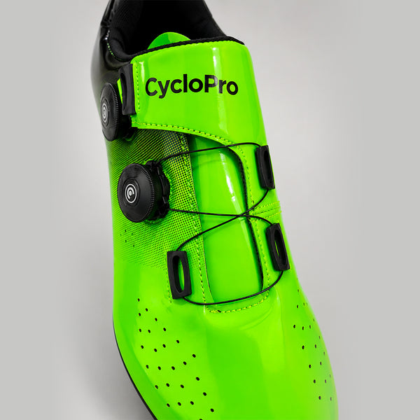 chaussures route cyclisme speedmax Verte 3