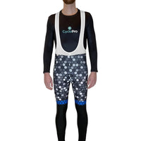 COLLANT CYCLISTE BLEU ATMOSPHÈRE+ - HIVER collant thermique homme GT-Cycle Outdoor Store XS Avec Bretelles 