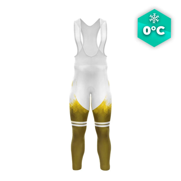 COLLANT CYCLISTE HIVER HOMME JAUNE - CRISTAL+ cuissard long homme GT-Cycle Outdoor Store XS 