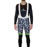 COLLANT CYCLISTE VERT ATMOSPHÈRE+ - AUTOMNE - HOMME cuissard long homme GT-Cycle Outdoor Store XS Avec Bretelles 