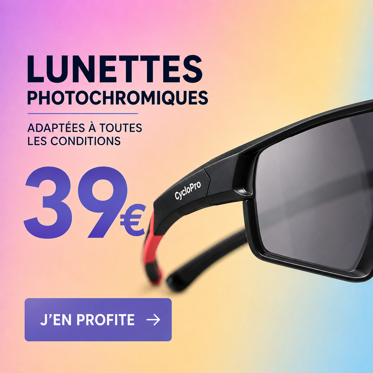 Lunettes vélo